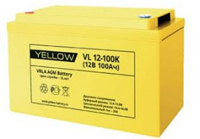 АКБ YELLOW VL 12-100K для ИБП