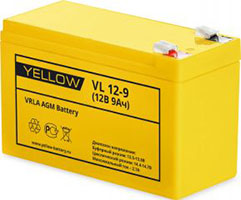 АКБ YELLOW VL 12-9 для ИБП