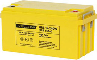 АКБ YELLOW HRL 12-240W для ИБП